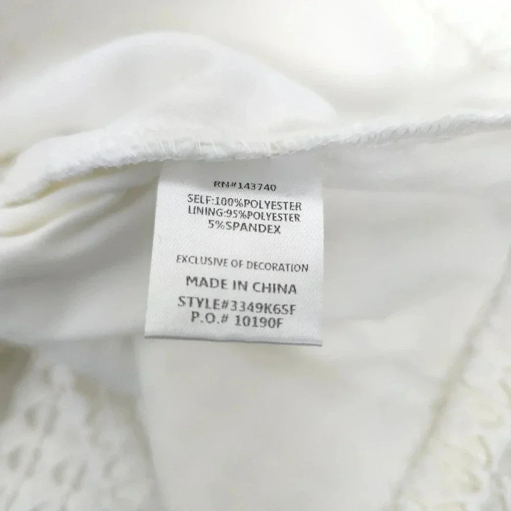 English Factory Skirt Fringe Eyelet S